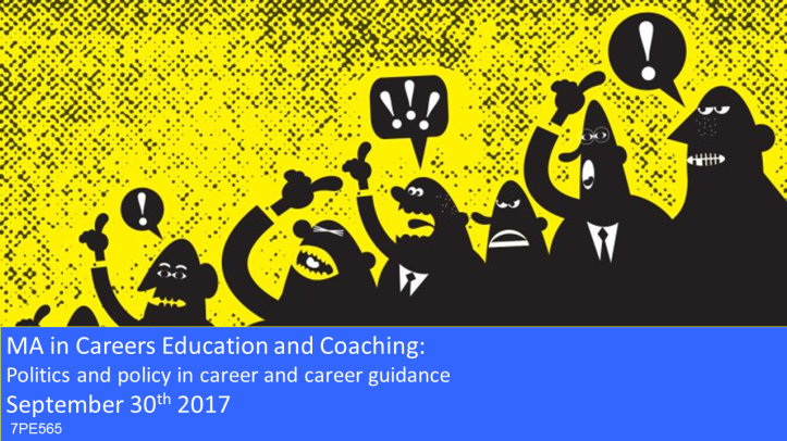 politics and policy in career and career guidance